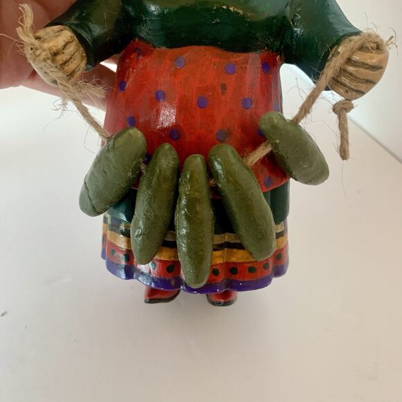 Leo R. Smith Maize Maiden Angel Figurine Folk Art Primitive 017/2500 *READ* - Picture 3 of 10